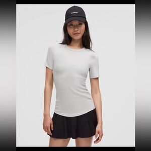 Lululemon Hold Tight Short Sleeve In Heathered Core Ultra Light Grey